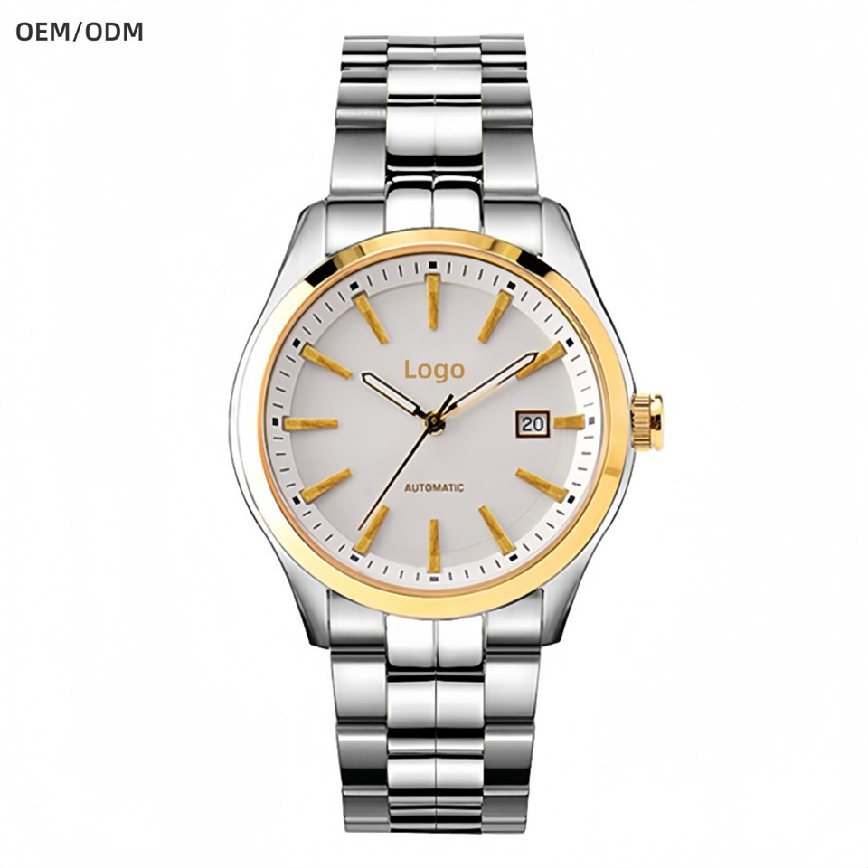 Logo Custom Watch Mekkanika Klassika Awtomatika Bil Miyota 9015