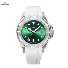 OEM Trasparent Sapphire Case SW 200-1 Moviment BGW9 Luminous Watch