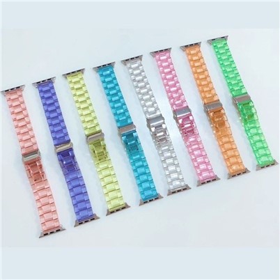 Adattat Għal Apple Watch1 / 2/3/4 Ġenerazzjoni ta 'l-Għassa B'Qadd Żgħir Monokromu Slim Apple Ċinga tas-Silikonju